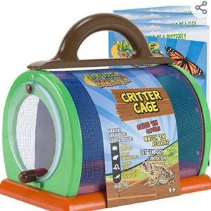 Toy critter cage bug catcher & habitat kit